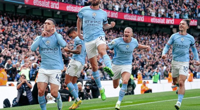 Haaland and Foden hat-tricks as Man City thump Man Utd