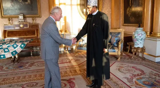 King Charles hosts Buhari at Buckingham palace