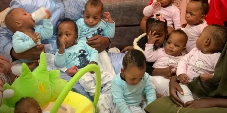World-record nonuplets return home to Mali from Morocco
