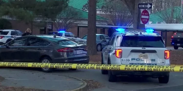Boy aged six detained after shooting teacher in US