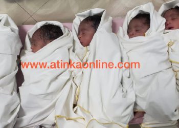 Couple welcome quintuplets after 15 years of marriage