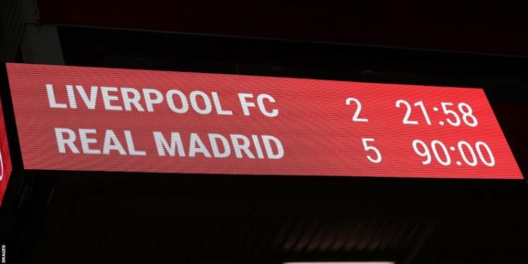 Liverpool 2-5 Real Madrid