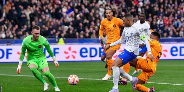 Mbappe scores brace as France thrash Netherlands