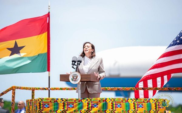 Full speech of US Vice President Kamala Harris on arrival in Ghana