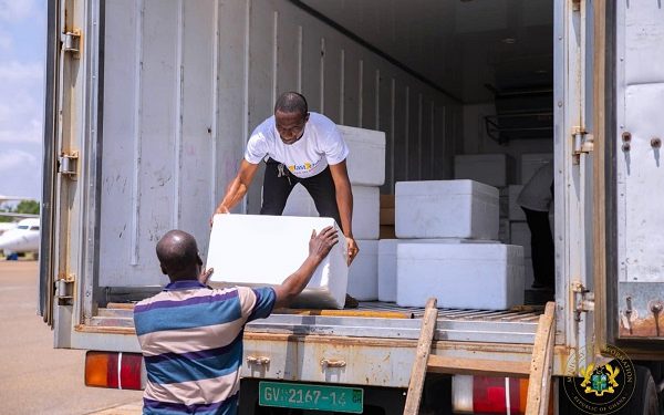 First consignment of childhood vaccines arrives in Ghana