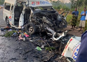 Head on collision between buses kills nine passengers on Accra-Kumasi highway