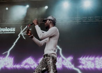 Black Sherif pays tribute to Christian Atsu at Wireless Festival