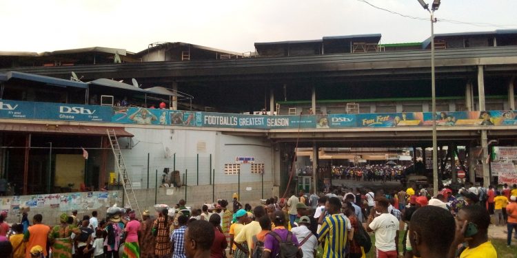 Kejetia market shut down after fire outbreak