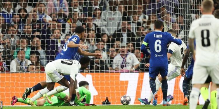 Real Madrid beat 10-man Chelsea