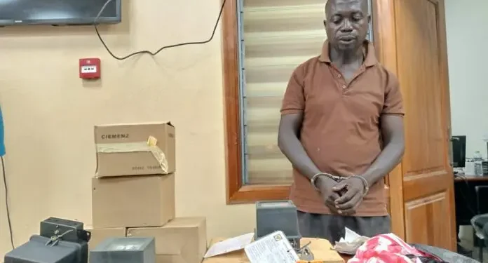 Police arrest man, seize 7 fake meters over illegal installation