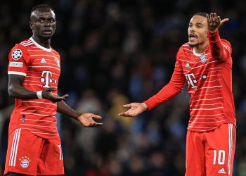 Mane reportedly throws punch at Sane in dressing room altercation after Bayern’s loss to Man City