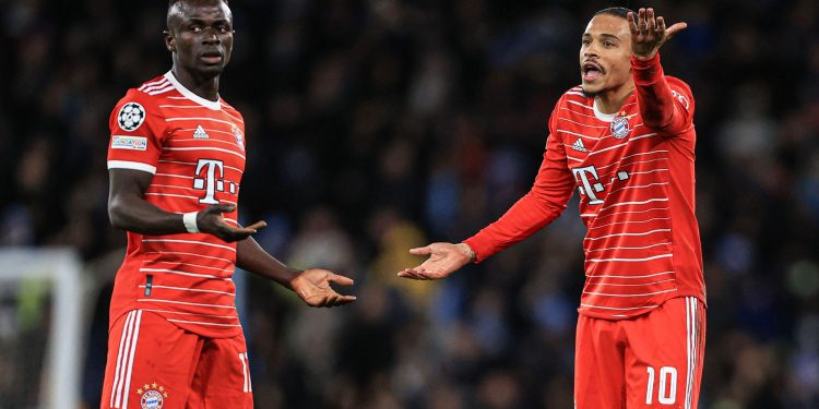 Mane reportedly throws punch at Sane in dressing room altercation after Bayern’s loss to Man City