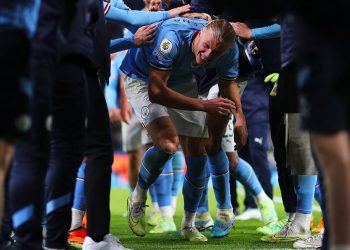 Erling Haaland breaks Premier League record for goals in a season