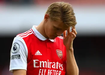 Arsenal captain Martin Odegaard says there’s ‘no hope’ in title race after loss to Brighton