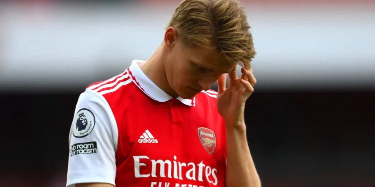 Arsenal captain Martin Odegaard says there’s ‘no hope’ in title race after loss to Brighton