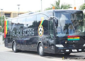 GFA rebrands Black Stars’ bus