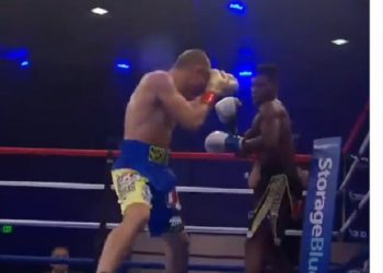 Video: Patrick Allotey suffers round one knockout to Serhii Bohachuk