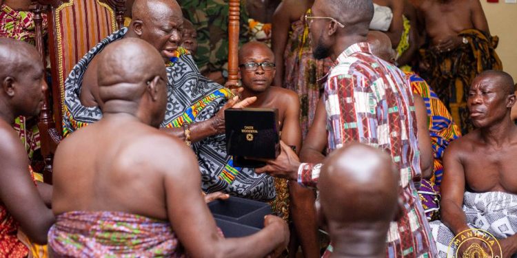 Warrior King: The 18-carat gold watch worth GH¢100,000 gifted to Asantehene
