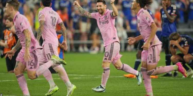 US Open Cup: Lionel Messi scores penalty as Inter Miami win semi-final shootout