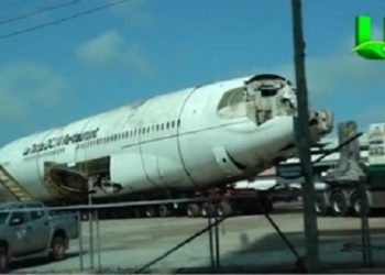 Video: Ghana’s old-plane-turned-restaurant at Airport towed away