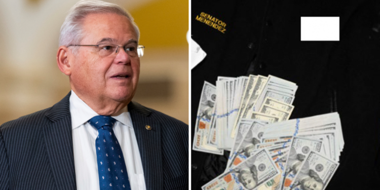 US senator Bob Menendez charged with bribery after wads of cash and gold bars found at home