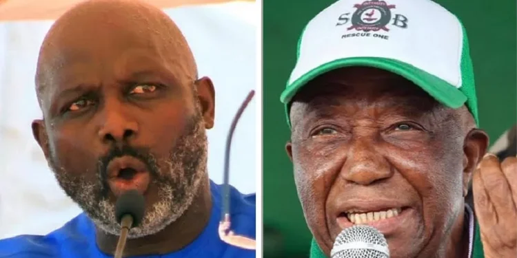 Liberia election: George Weah and Joseph Boakai face run-off vote