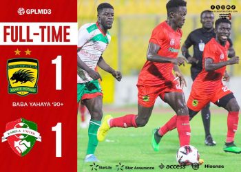 Kotoko 1-1 Karela: Porcupine Warriors yet to win a game this season