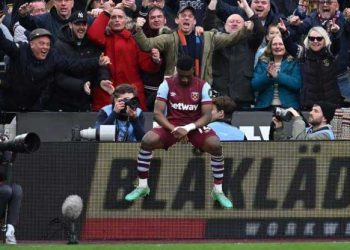 Kudus scores 10th goal of the season against Man United