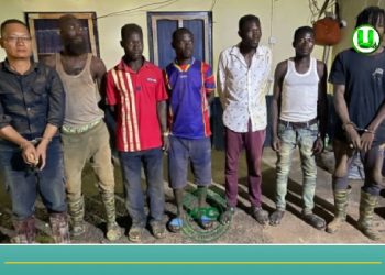 3 Chinese, 7 Ghanaians arrested for galamsey at Oda River Forest Reserve