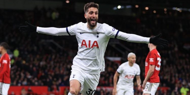 Tottenham fightback to earn draw at Man United