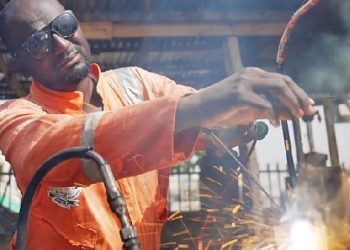 The Nigerian professor who makes more money welding