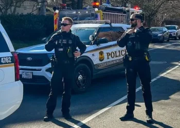Man sets himself on fire outside Israeli embassy in Washington DC