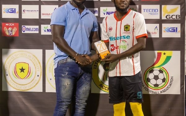 JA Kufuor Cup: Tecno Mobile rewards Steve Mukwala