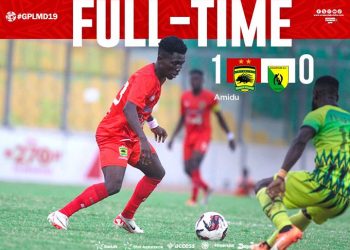 2023/24 GPL: Asante Kotoko 1-0 Bibiani Gold stars
