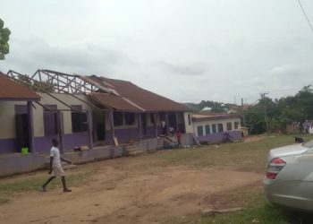 Rainstorm rips off roof of three schools in Ejisu