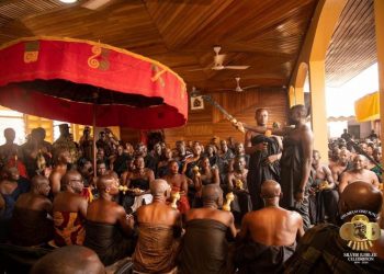 Manhyia Palace installs Nana Kwame Amo as new traditional bodyguard for Asantehene