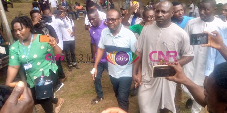 Former GFA President Kwesi Nyantakyi discharged from hospital, returns to election grounds
