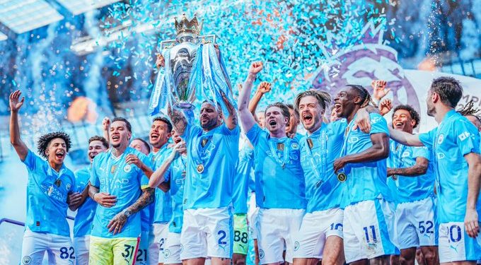 Manchester City win fourth EPL title in a row