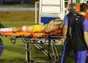 Police officer shoots goalkeeper during a scuffle in a match in Brazil