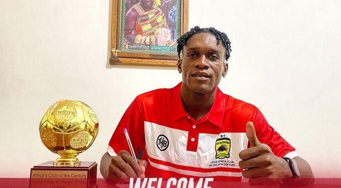 Watch highlights of Kotoko’s new signing Gilbani O’neil Ndongani Samba