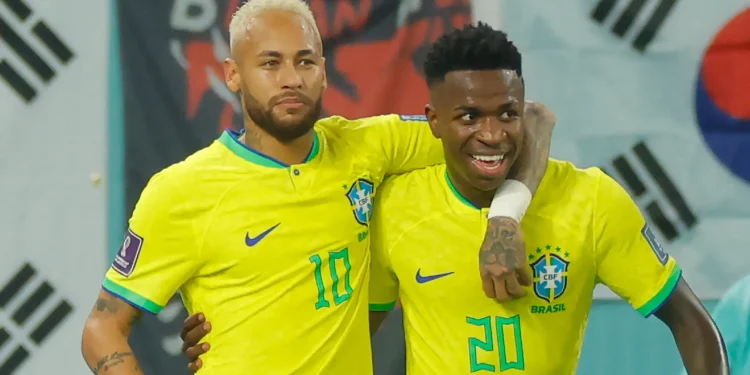 Neymar names Vinicius Junior as the ugliest footballer he played with