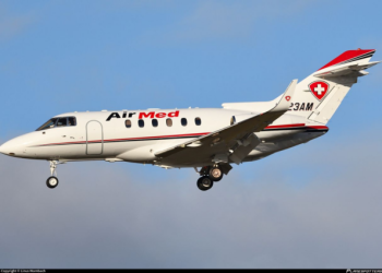 AirMed Flight N823AM indeed landed in Ghana for 5 days