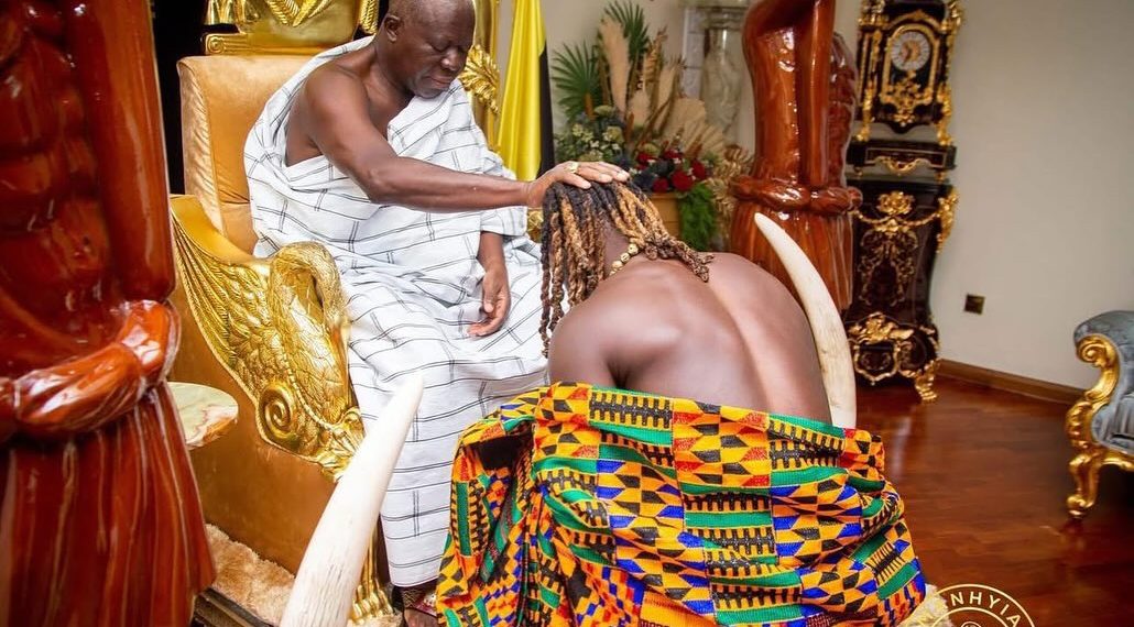 Asantehene blesses Jérémy Baffour Doku