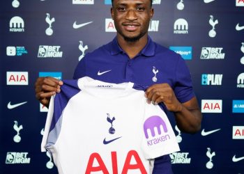 Tottenham unveil Mohammed Kudus after completing move from West Ham