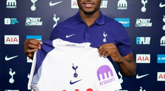Tottenham unveil Mohammed Kudus after completing move from West Ham