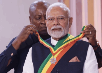 Mahama confers Ghana’s Highest Honour on Indian PM Modi