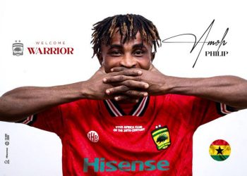 Asante Kotoko announce signing of winger Philip Amoh on a three-year deal