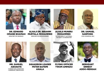 Akufo-Addo, Bawumia mourn Omane Boamah, other victims of helicopter crash