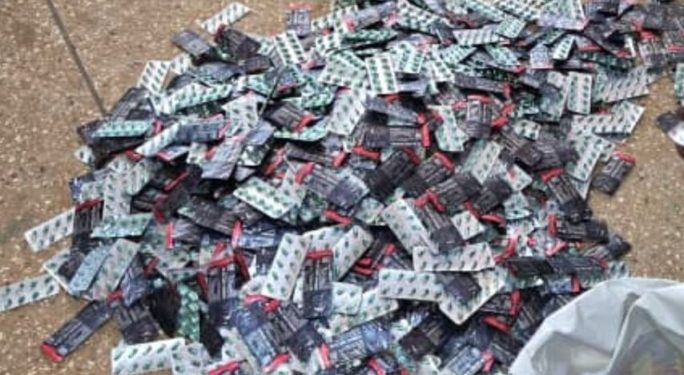 3 arrested for unlawful possession of restricted pharmaceutical drugs and firearm