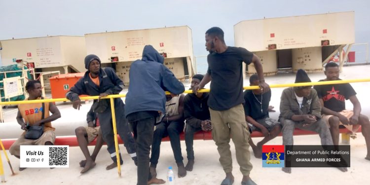 Ghana Navy arrests 10 Nigerian stowaways on Panamanian Vessel at Tema